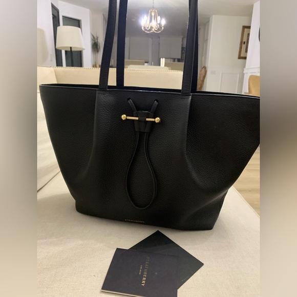 Elegant Strathberry Osette Leather Shopper Tote Bag - Picture 8 of 16